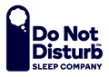 Do Not Disturb Sleep Company logo in midnight blue.