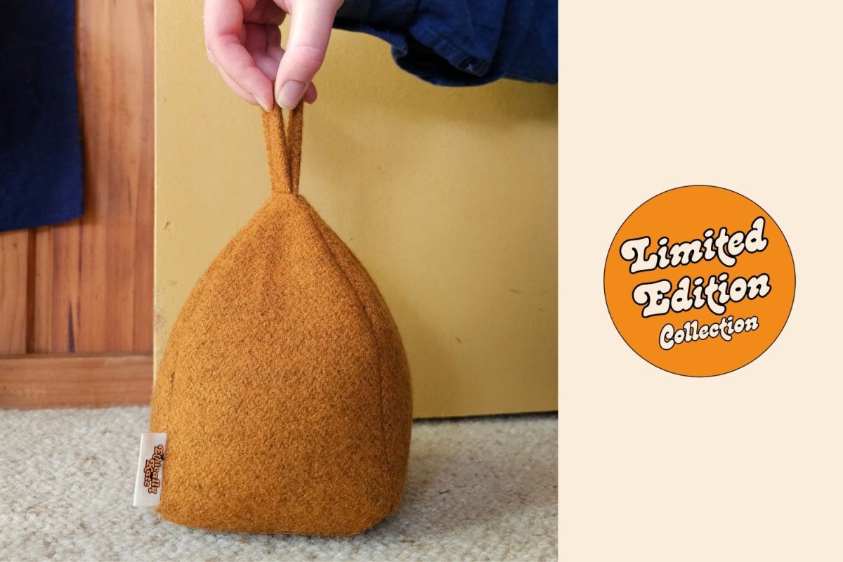 Do Not Disturb Sleep Company - Ethically Kate's Door Stop - Orchard Orange