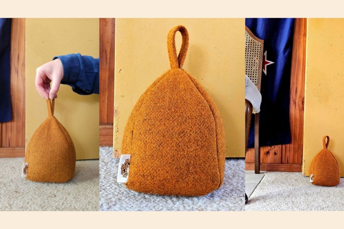 Do Not Disturb Sleep Company - Ethically Kate's Door Stop - Orchard Orange