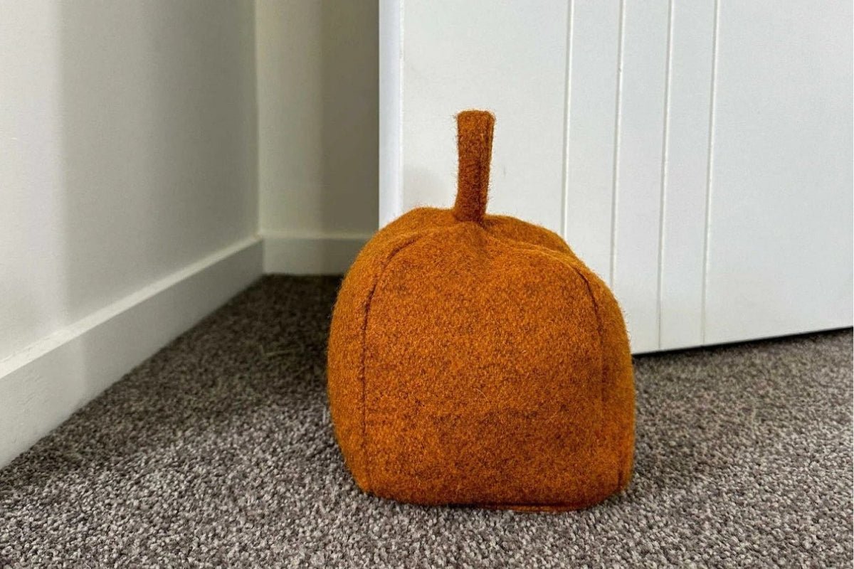 Do Not Disturb Sleep Company - Felted NZ Wool Door Stop - Black Sand