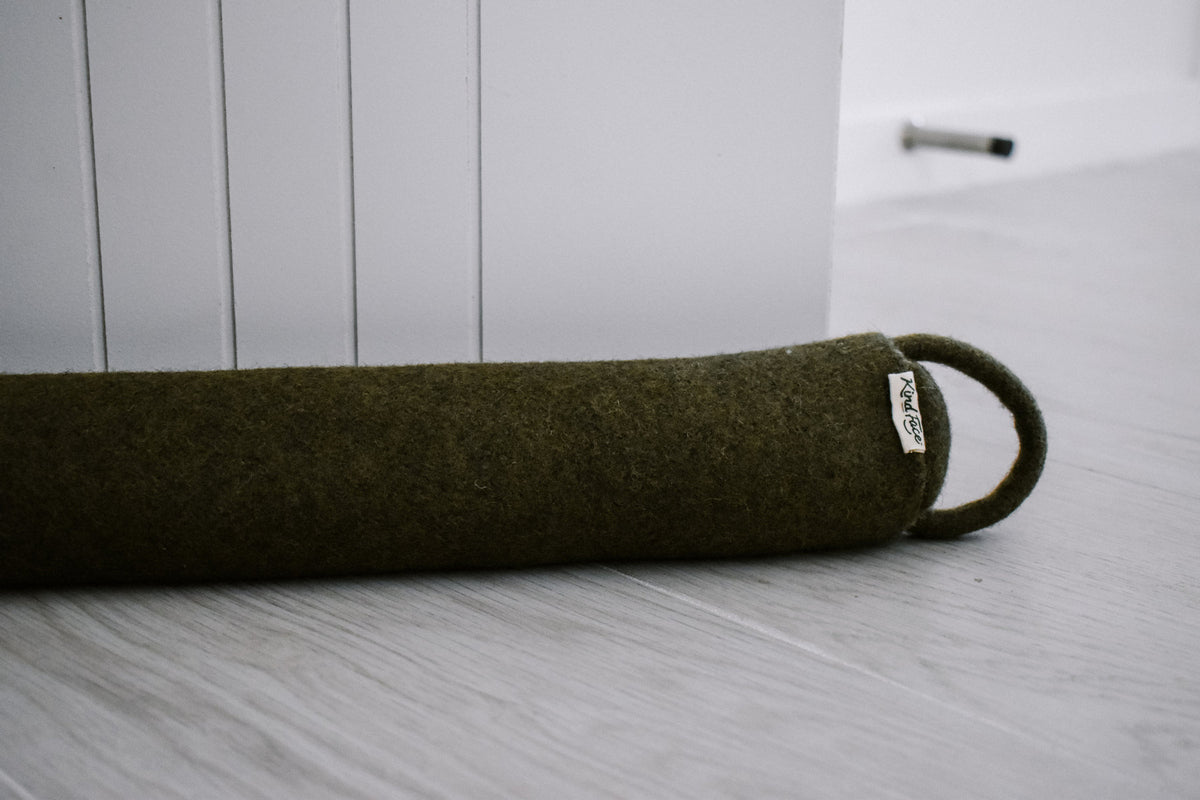 Felted NZ Wool Draught Stopper - Do Not Disturb Sleep Company
