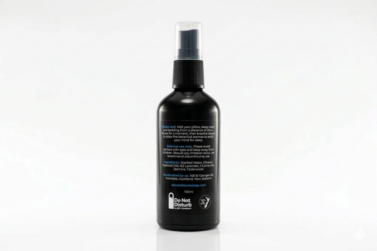Recyclable UV-protective black glass bottle designed to preserve the potency of natural essential oils.