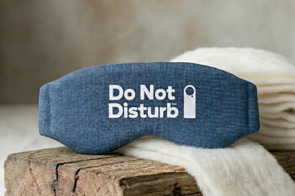 Do Not Disturb Sleep Company - Wisewool™ Sleep Mask - Ocean Blue