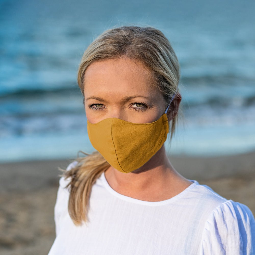 Reusable Linen Face Mask (CLEARANCE - Save 40%) - Do Not Disturb Sleep Company